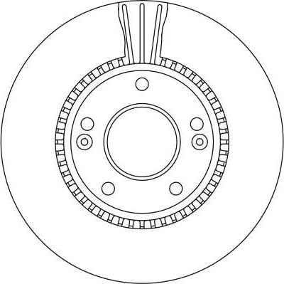 TRW DF4283 - Tarcza hamulcowa