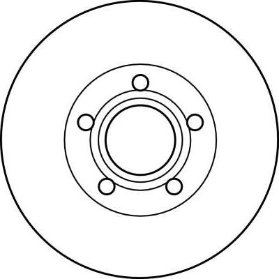 TRW DF4238 - Tarcza hamulcowa
