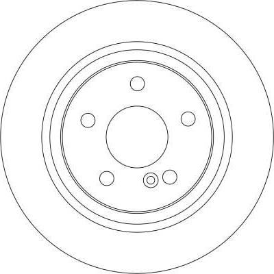 TRW DF4271 - TARCZA HAM. AUDI T. A3 2.0-3.2 03-13
