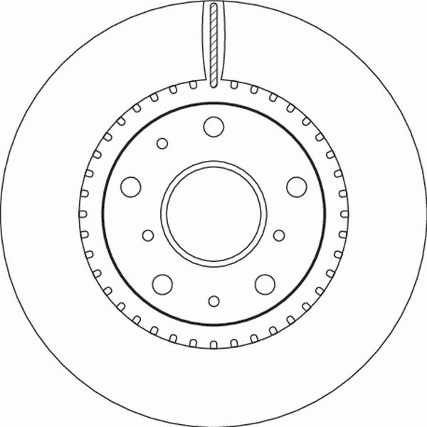 TRW DF4741 - Tarcza hamulcowa