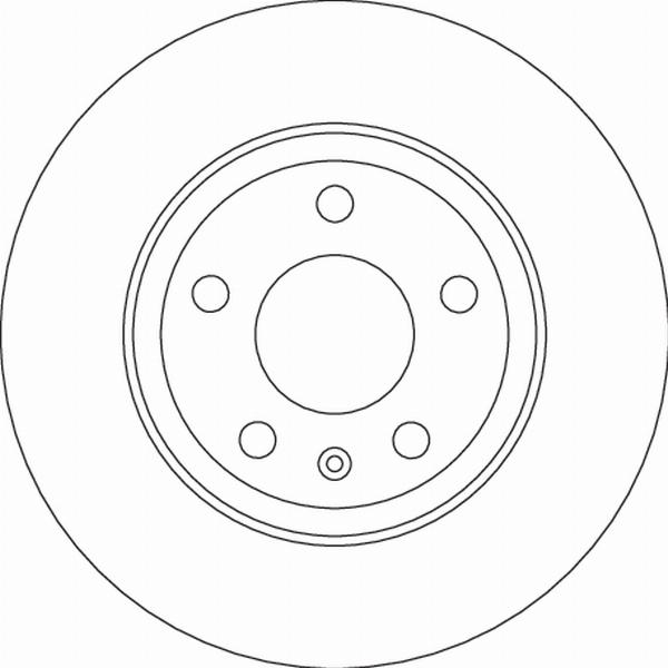 TRW DF4756 - Tarcza hamulcowa