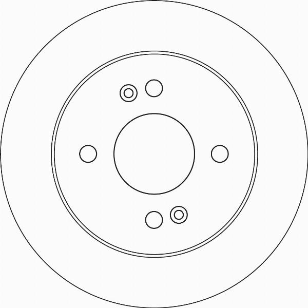 TRW DF6949 — Tarcza hamulcowa