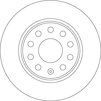 TRW DF6952 — Tarcza hamulcowa