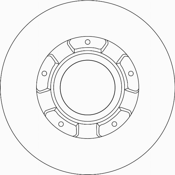 TRW DF6963S — Tarcza hamulcowa