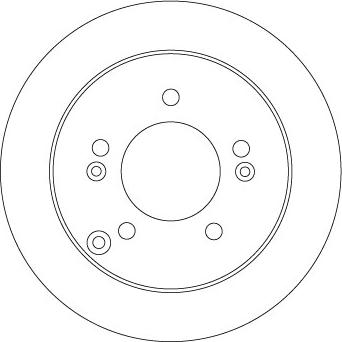 TRW DF6919 — Tarcza hamulcowa