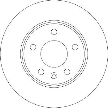 TRW DF6915 — Tarcza hamulcowa