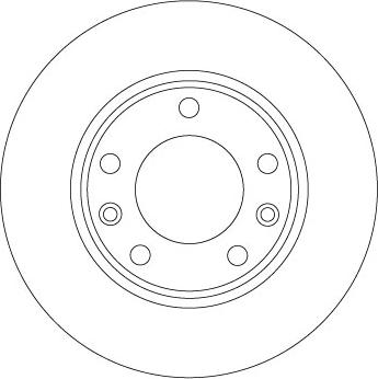 TRW DF6910 — Tarcza hamulcowa