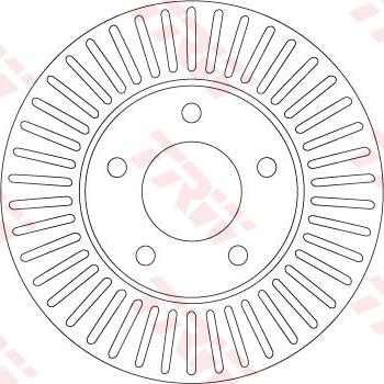 TRW DF6922 — Tarcza hamulcowa
