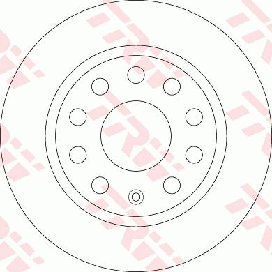 TRW DF6444 - Tarcza hamulcowa