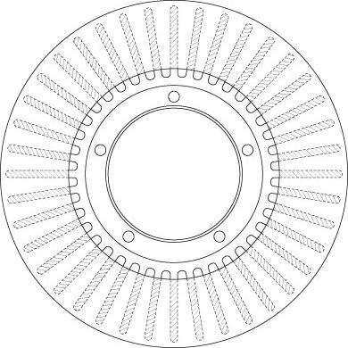 TRW DF6486 - TARCZA HAM. PORSCHE P. 911-914-924-944 67-88