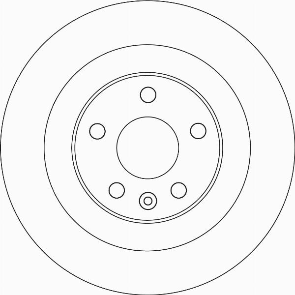 TRW DF6588 — Tarcza hamulcowa
