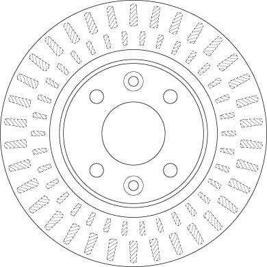 TRW DF6534 - Tarcza hamulcowa