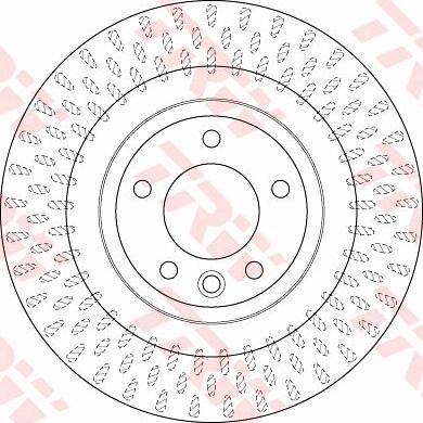 TRW DF6528S — Tarcza hamulcowa