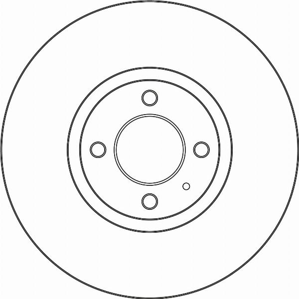 TRW DF6030 — Tarcza hamulcowa