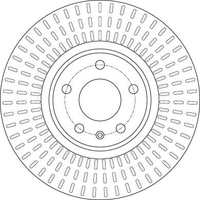 TRW DF6148 - Tarcza hamulcowa