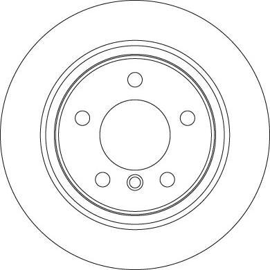 TRW DF6137 - Tarcza hamulcowa