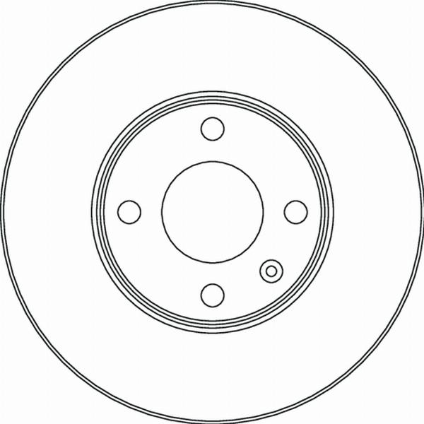 TRW DF6831 — Tarcza hamulcowa