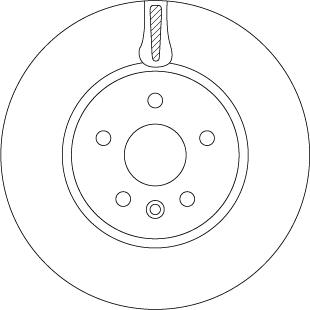 TRW DF6820 — Tarcza hamulcowa