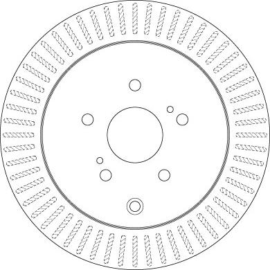TRW DF6351 - Tarcza hamulcowa