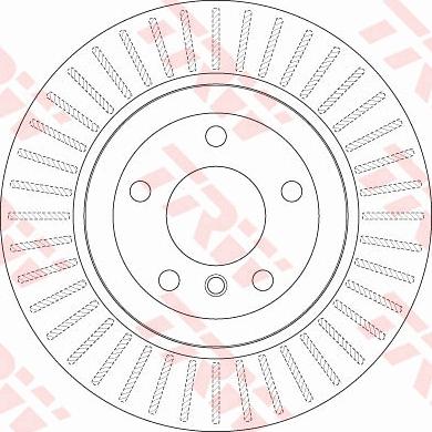 TRW DF6299 — Tarcza hamulcowa