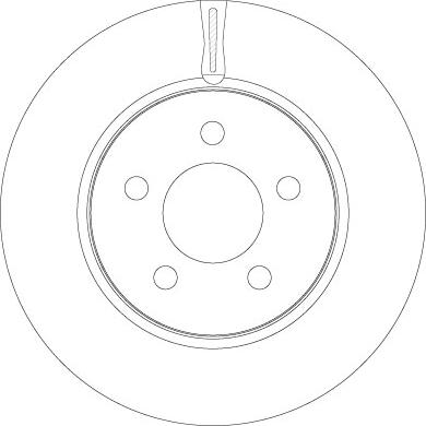 TRW DF6264 - Tarcza hamulcowa