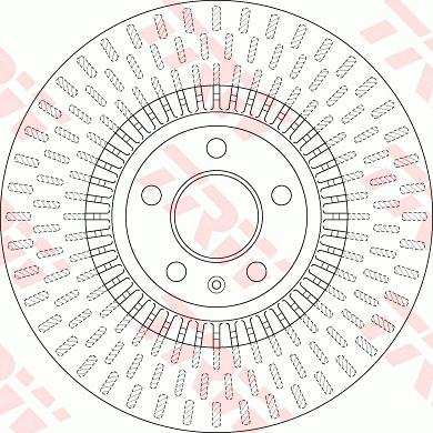 TRW DF6216 — Tarcza hamulcowa