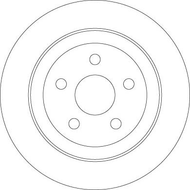 TRW DF6282 - TARCZA HAM. CHRYSLER T. CIRRUS-SEBRING-STRATUS 2.0-2.5 94-07