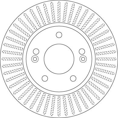 TRW DF6270 - TARCZA HAMULCOWA TYŁ KOMPLET CERATO 09-