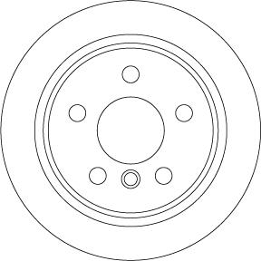 TRW DF6795 — Tarcza hamulcowa