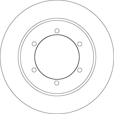TRW DF6790 — Tarcza hamulcowa