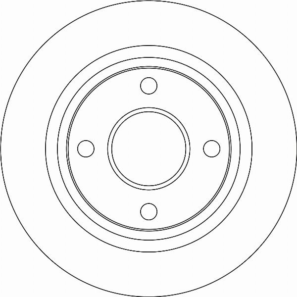 TRW DF6759 — Tarcza hamulcowa