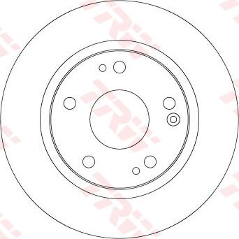TRW DF6704 — Tarcza hamulcowa
