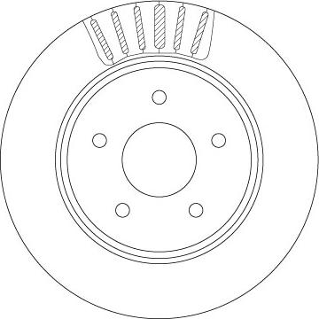 TRW DF6789 — Tarcza hamulcowa