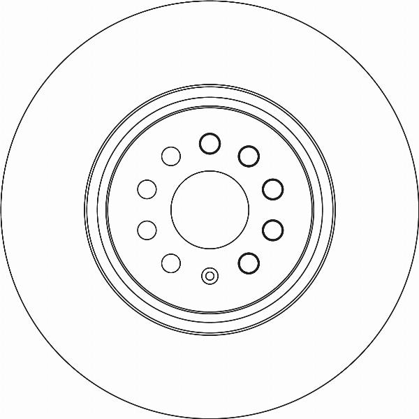 TRW DF6771S — Tarcza hamulcowa