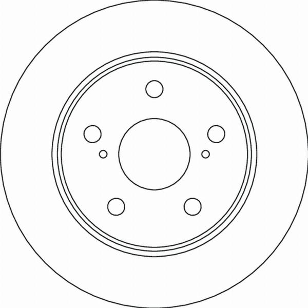 TRW DF6773 — Tarcza hamulcowa