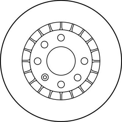 TRW DF1625 - Tarcza hamulcowa