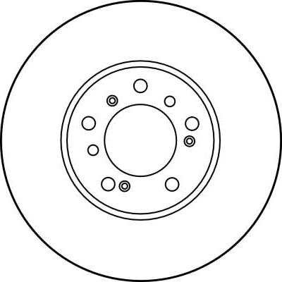 TRW DF1119 - Tarcza hamulcowa