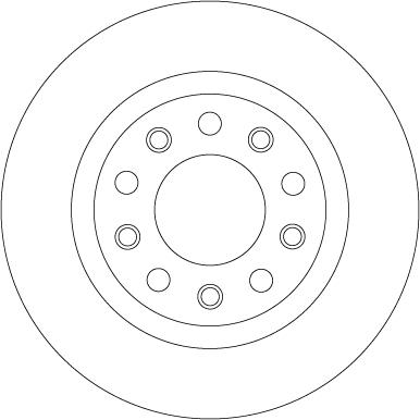 TRW DF8070 - Tarcza hamulcowa