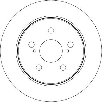 TRW DF8335 — Tarcza hamulcowa