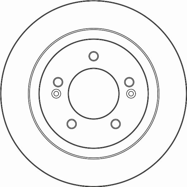 TRW DF3945 — Tarcza hamulcowa