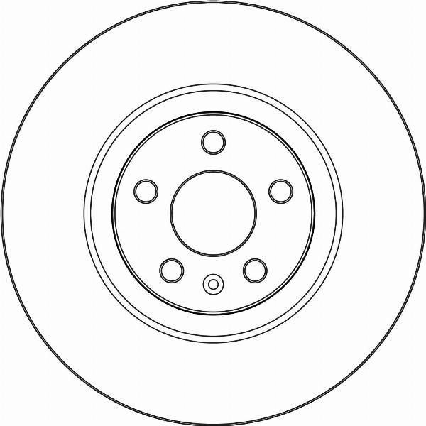 TRW DF3959S — Tarcza hamulcowa