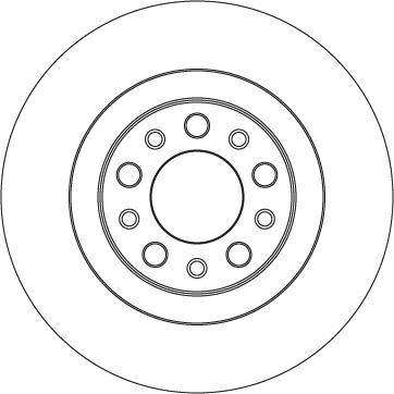 TRW DF3986 — Tarcza hamulcowa