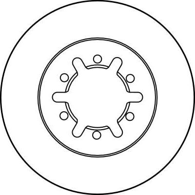 TRW DF3001 - TARCZA HAM. NISSAN P. NAVARA-PICK UP-URVAN 2.0-3.0 89-