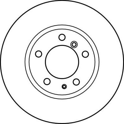 TRW DF2558 - TARCZA HAM. BMW P. 5-7 3.0-5.0 86-96