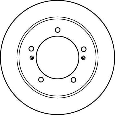 TRW DF2588 - Tarcza hamulcowa