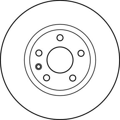 TRW DF2645 - Tarcza hamulcowa