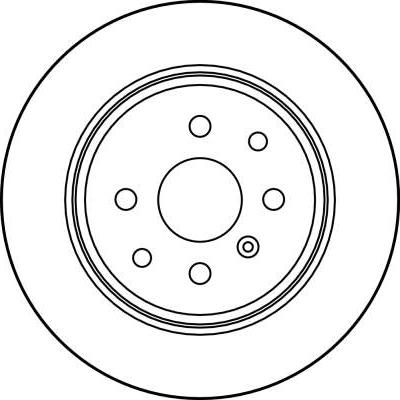 TRW DF2663 - Tarcza hamulcowa