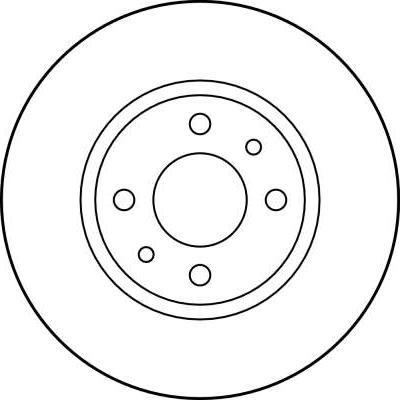TRW DF2686 - Tarcza hamulcowa