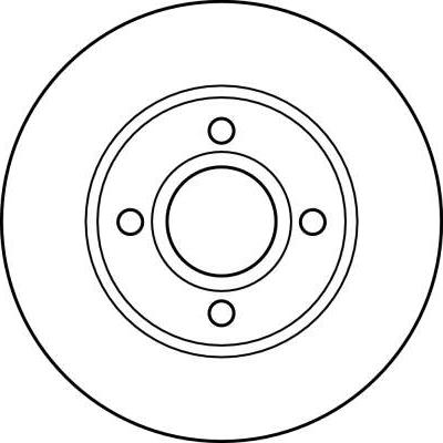TRW DF2622 - Tarcza hamulcowa