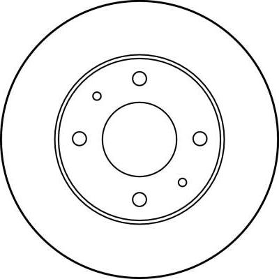 TRW DF2798 - Tarcza hamulcowa